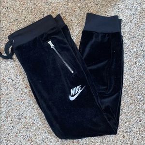 Nike velour sweatpants